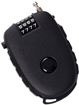 Durability Retractable Wire Lock with Code Multipurpose Combination Lock for Outdoor Bike Scooters Suitcases Multipurpose Suitcases Combination Lock