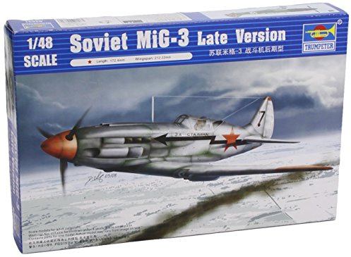 Trumpeter 02831 Modellbausatz Soviet MiG-3 Late Version, Verschiedene