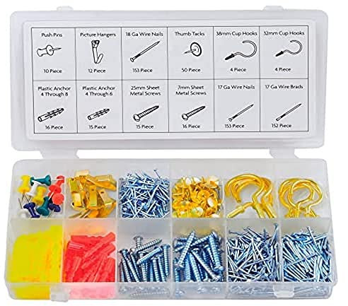 Rolson 61289 600 pc Picture Hanging Assortment