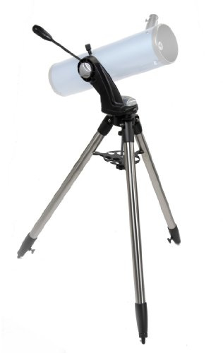 Skywatcher AZ4-2 Alt-Azimuth Mount 1.75-Inch with Stainless Steel Tripod and Spotting Scope Holder Silver