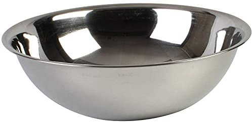 Excellanté SLMB209 Saladier de 20 litres, très résistant, en Acier Inoxydable, Calibre 22