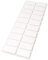 Adsamm® / 20 x Selbstklebende Filzgleiter/Weiß / 20x40 mm/Rechteckig/Möbelgleiter aus Filz mit 3.5 mm Stärke/Möbel- und Bodengleiter