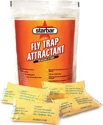 Starbar – Recharges pour pièges à mouches réutilisables, 8 x 30 g