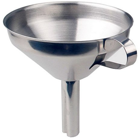 ACME Home Supplies Stainless Steel Funnel Thicken Oil Wine Funnel Wine Drain With Filter Kitchen Tools