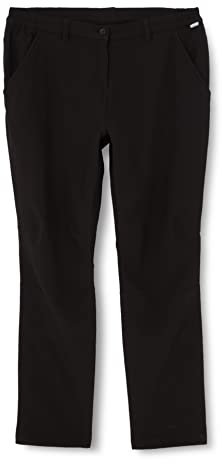 Regatta Femme Pantalon Technique Femme Fenton Trousers, Noir, FR : 2XL (Taille Fabricant 20) EU