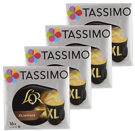 Tassimo Or XL Intense, café, café ', gema de café torréfié, 64 T Discs
