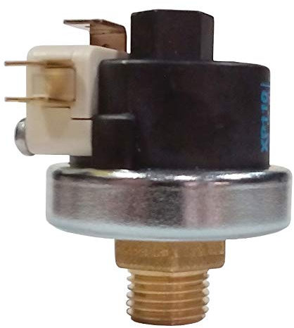 Easyricambi - Pressostato Pompa Acqua XP110, Pressostato Autoclave Sensore di Pressione Acqua Regolabile da 2 a 6 Bar, Attacco 1/4 Gas, Regolazione con Vite, per Monitorare e Gestire Pressione Acqua