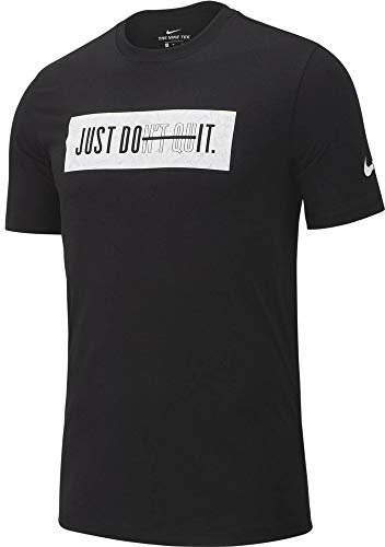 Nike Herren Dry JDQ Block 2.0 T-Shirt, Black/White, M