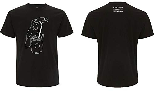Catfish & The Bottlemen Men's CATBTS03MB04 T-Shirt, Black, XL
