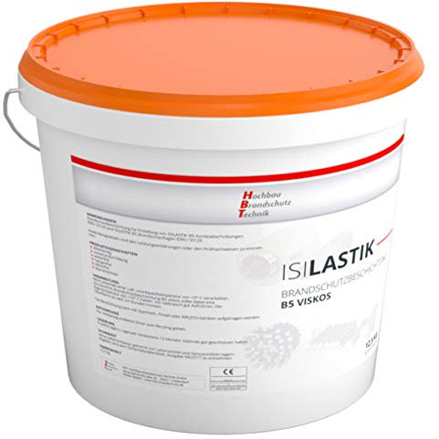 HBT ISILASTIK B5 Brandschutzbeschichtung 12,5 kg Eimer (viskos)| Brandschutzcoating zur Herstellung von Brandabschottungen und Brandschutzfugen