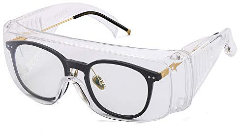 Suertree Goggles Safty Glasses Protect Eye Over Glasses Industrial Glasses UV-Protected Goggles