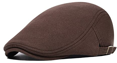 BOTVELA Herren Newsboy Cap Cotton Flat Cap Ivy Gatsby Driving Hat