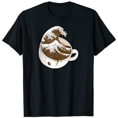 The Great Wave Kawaii Tasse à café japonaise Otaku Anime Gift T-Shirt