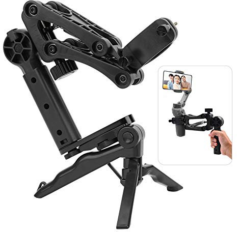 Gimbal Stabilizer for Smartphones, 3 Axis Phone Gimbal, Anti Shock Flexible Extension with Bracket Holder, Universal Handheld Z Axis Stabilizer for Vlog Live Streaming Video
