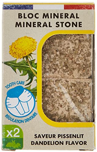 Zolux - Blocco minerale Eden sapore Dente di leone 200 g per roditore-ZO-234046, 1 unità (confezione da 1)