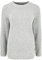 OXMO Gianna Damen Strickpullover Grobstrick Pullover mit Rundhalsausschnitt, Größe:M, Farbe:Light Grey Melange (200686)