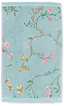Pip Studio Les Fleurs Blue 30x50, 1 Gästehandtuch