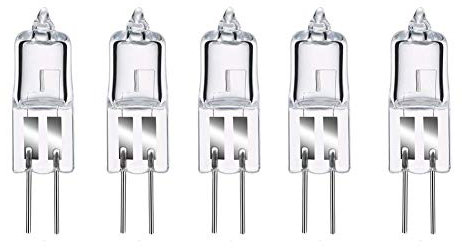 Lidylinashop Lampadina LED Alogena G4 50W, 5pack - Warm White, 12V, 5W, 60 Lumens, Efficiente, Bassa Tensione, Universale, Indoor