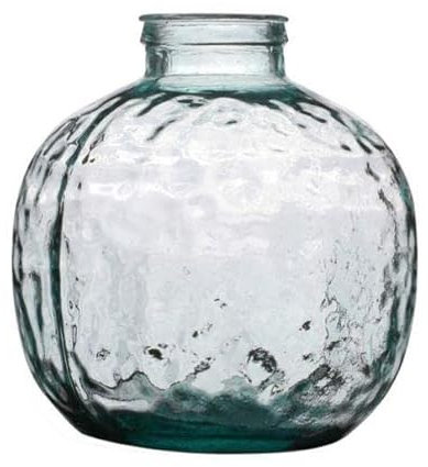 Natural Living VASE Louise 4L en Verre Recycle DIAM 20CM X H24CM