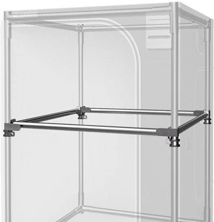 AC Infinity Wachstumszelt-Befestigungsstangen 120x120cm, Stützstange aus Stahl, zum Aufhängen, hohe CFM-Kit für 4x4 Grow Zelte