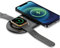 RealPower ChargeAIR Duo Wireless Charger Ladepad, Kabellose 15W QI Ladestation, Kompatibel mit iPhone 14 13 12 11Pro Max/SE/X/XS/8,Apple Airpods 3/2, Apple Watch Samsung Galaxy 22/Note/Galaxy Watch