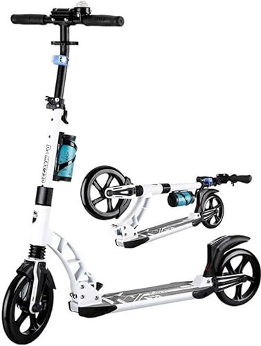 Mobilitätsroller, Roller für Erwachsene, 2-Rad-Roller, geeignet für Teenager, Erwachsene Jungen und Mädchen, Faltbarer Leichter Einzelpedal-Roller, Rutschfester Tretrolle