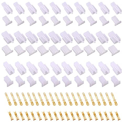 HUAZIZ 240 Stück Kabel Steckverbinder 2 3 4 Polig Flachsteckhülsen 2,8mm Pitch Männlich Weiblich Stecker Gehäuse Pin Header Crimp Quetschverbinder mit Stecker für Kfz Auto Motorrad