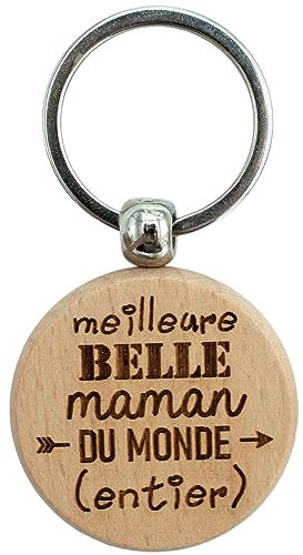 Ernestine - Porte clés belle maman - cadeau belle mère porte clefs - cadeau femme fête des mères et belle mère - cadeau original belle mère - idée cadeau porte clef belle mère et mère - cadeau maman