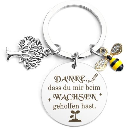Erzieherin Schlüsselanhänger Lehrer Geschenk,Geschenk Erzieherin Weihnachten,Abschiedsgeschenk Erzieherin Lehrerin Geschenkideen Dankeschön Beste Erzieher mit Herz Geschenk Geschenke für Lehrerinnen