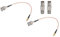 sourcing map RG316 Koaxialkabel BNC Stecker auf MCX Stecker mit Adapter, geringer Verlust RF Koaxialkabel 0,5FT Orange 2 Stück