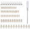 YIXISI 6 Piezas Doble Fila Terminales con Tornillos, 3A/6A/10A/20A/30A Bloques de Terminales Eléctricos, 12 Posiciones Conector de Cable, Bloques de Terminales de Chocolate, con Destornillador