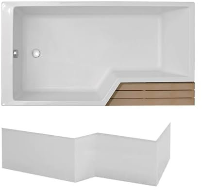 Pack baignoire bain douche 180 x 90 JACOB DELAFON Neo version gauche + tablier