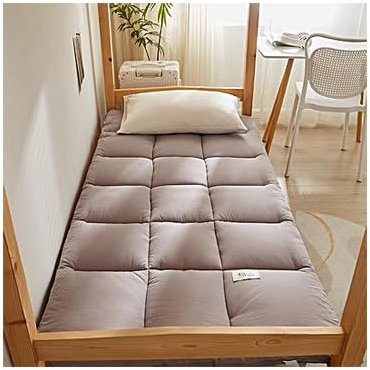 Weiche Matratzentopper 150x200cm Flauschige Daunen-Alternativ-Füllung Matratzenauflage for College Dorm Verdicken Atmungsaktive Gesteppte Futon Matratze ( Color : #03 , Size : Super King-180*200cm )