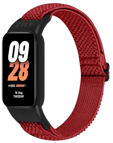 SHIJZWD Cinturino Compatibili con Xiaomi Smart Band 8 Active/Redmi Smart Band 2, Nylon Elastico Cinturini Sport Regolabili Braccialetto Ricambio Compatibili con Xiaomi Redmi Band 2/Band 8 Active
