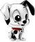 Lkwidi Charme 101 Dalmatians Patch Dog Charms Anhänger 925 Sterling Silber Charm Pendant für Europäische Armbänder und Halsketten