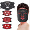 Maschera in Silicone 7 colori Led maschera facciale terapia della luce Full Face 240 perline