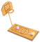 NESTINGHO 1 Satz Finger-Basketballspiel Kinder holzspielzeug tischbasketballspiel Basketball Spiel Basketball drinnen Tabletop-Basketball Mini-Basketballspielzeug Hölzern Light Brown