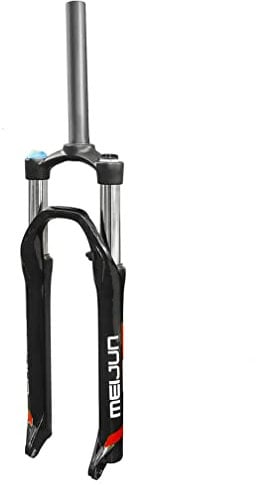 GZKDKZB 27.5'' Mountain Bike Suspension Fork 100mm Travel MTB Oil Spring Fork 1-1/8 Straight Tube Bicycle Front Fork Disc Brake QR Manual Lockout (Color : 27.5'' Black)