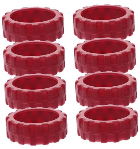 Cabilock 8stücke Silikon-gepäckradschutz Für Koffer Radabdeckungen Gepäckfußschutz Geräusche Schützt Vor Abnutzung Einfach Anzuwendende Kofferfußabdeckungen