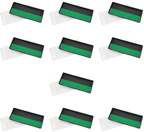 Baoblaze 10x Bits Storage Boxes Bits Holders Tool Box Drill Wood Tool Accessories Empty Cases for Car Diamond Burr Bits