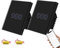 BSEED WiFi Touch Switch Black,3 Gang 2 Way Smart Light Switch Compatible with Alexa and Google Home,with Smart Life Remote Control(No Hub Required)-No Need Neutral Wire-2 pack