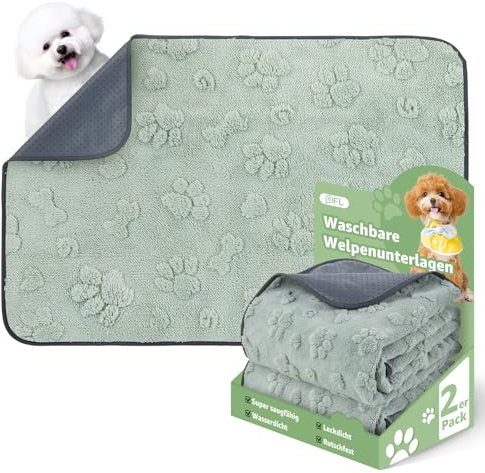 super - saugfähige Welpenunterlagen, weich Hunde PIPI matten, wasserdicht Urinierunterlagen für Hunde