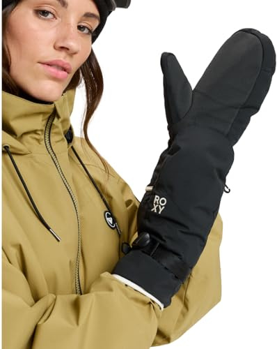 Roxy Handschuhe Jet Solid Mitt, Schwarz, S
