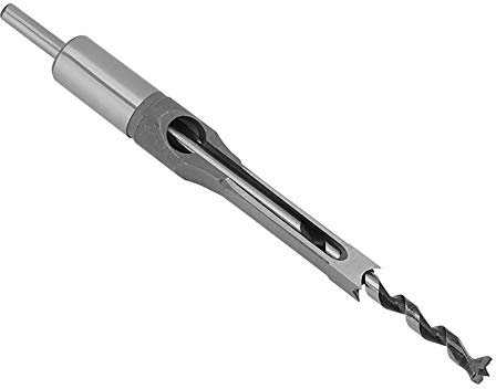 1pc 10mm Foret Bois, Trou Carré Meche A Bois Longue Bricolage Outils de Travail Du Bois Forets Mixte pour Mortaiseuse(10mm)