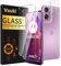 Vauki Verre Trempé pour Motorola Moto G24 5G/G24 Power avec Caméra Arrière Protecteur [2+2 Pièces],Dureté 9H Film de Vitre Protection écran Anti Rayures Sans Bulless Transparent HD Haute Sensibilité