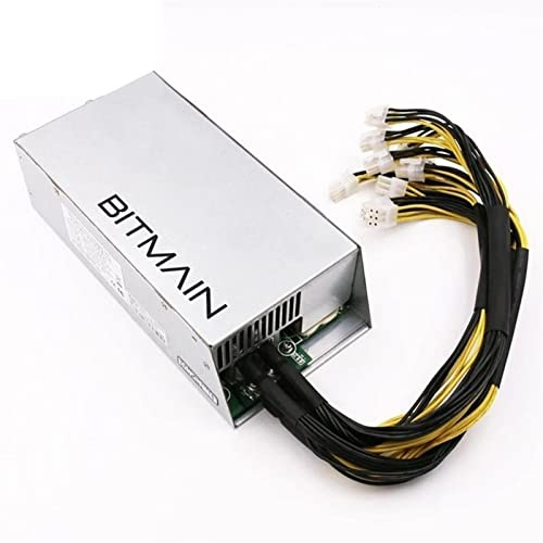 MURVE Alimentation PC 1200 W ATX Miner PSU APW3 Miner 1600 W pour Antminer BTC Miner S7 S9 L3 A6 A7 APW3++