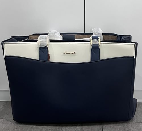 LOVEVOOK Laptoptasche Handtasche Damen 15,6 Zoll, Leicht Aktentasche Arbeitstasche Groß, Elegant Laptop Bag Business Shopper Tasche Lehrertasche Schultertasche Women für Uni Schule Büro