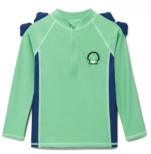 Roarsome Kids Rash Vest UPF50+ Sun Protection Quick Dry Swim Top for Beach | Quick Dry & Soft Fabric, Comfortable Rash Guard, RPET fabric, UPF50+ sun protection rating