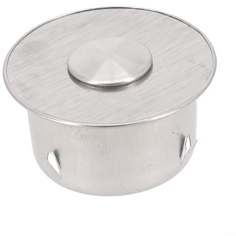 Cubierta de chimenea de acero inoxidable óptima para tubos de estufa, protección fuerte y duradera contra intrusiones no deseadas (75 mm)