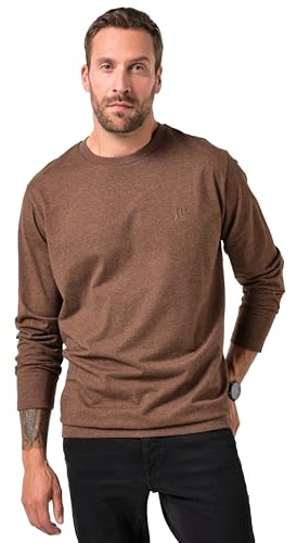 JP 1880 Herren Kurzarm T-Shirt Zimt 6XL